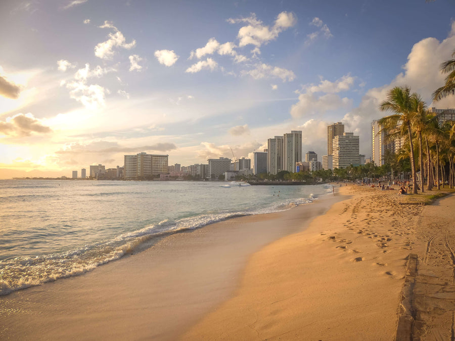 beach in Honolulu, Hawaii|