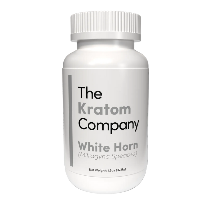 White Horned Kratom Capsules 1