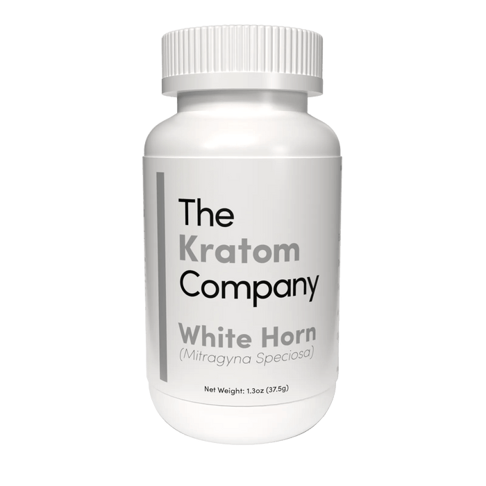 White Horned Kratom Capsules 1