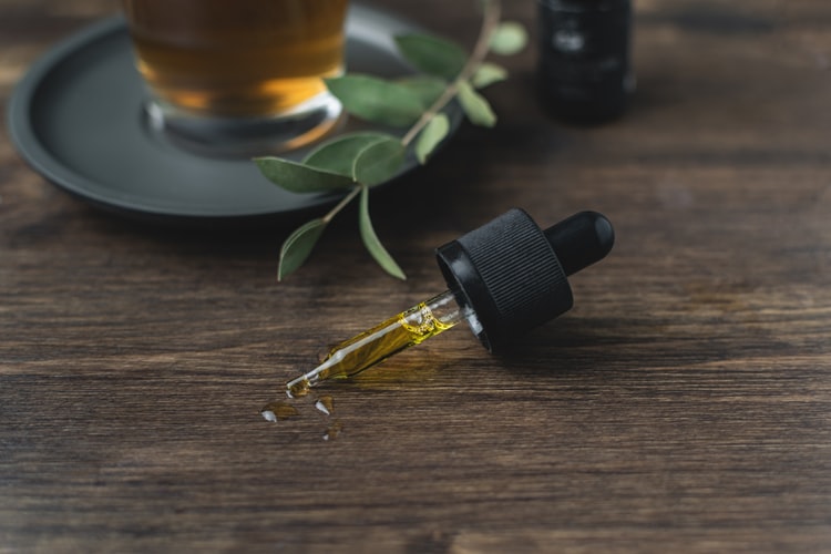 cbd tincture in a dropper|