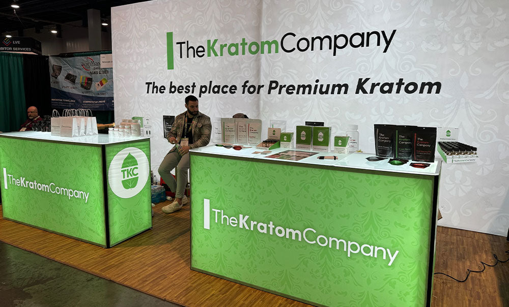 The Kratom Company booth – the best place for premium kratom