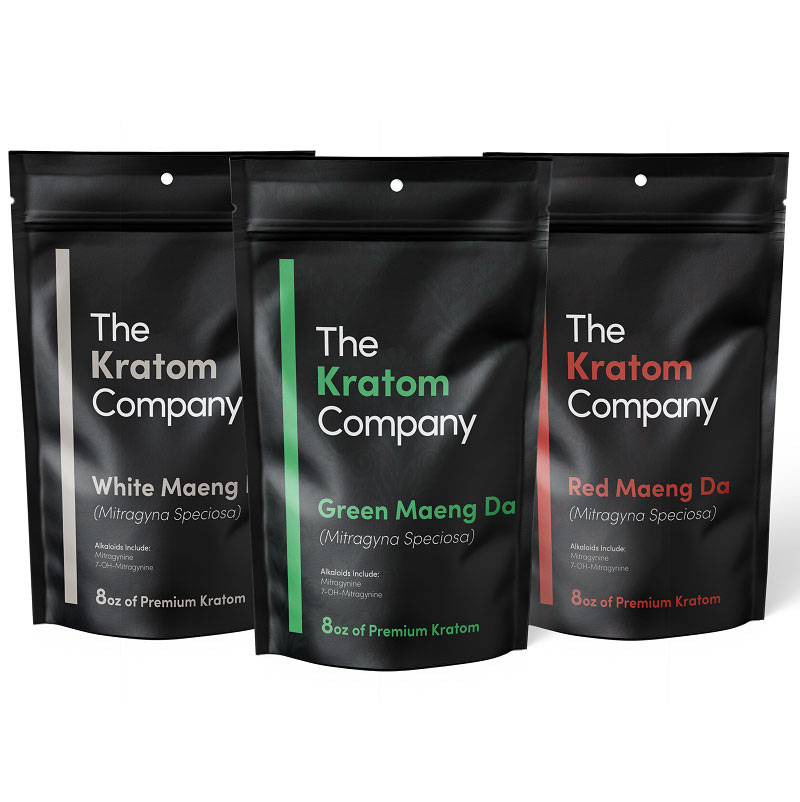 3 Strain Maeng Da Kratom Powder Pack