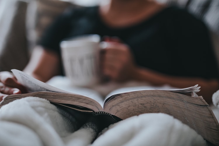 woman asleep in bed