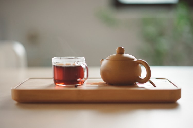 tea cup and pot