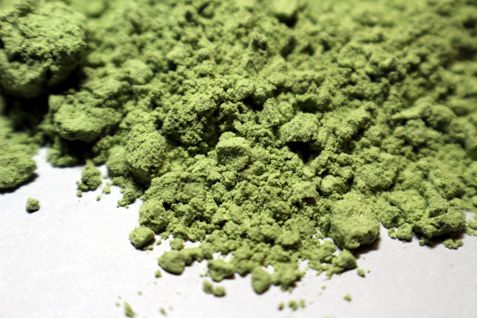 Fresh green powder