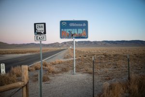 Nevada welcome sign