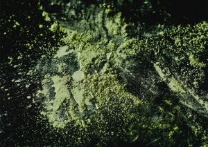 Close up of kratom powder