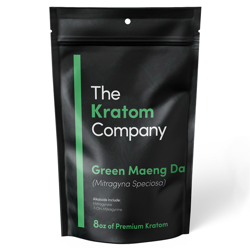 Green Maeng Da Kratom Powder Front