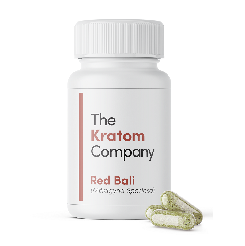 Bottle of Red Bali capsules