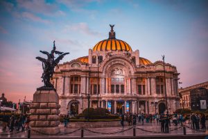 The Palacio de Bellas Artes, Mexico