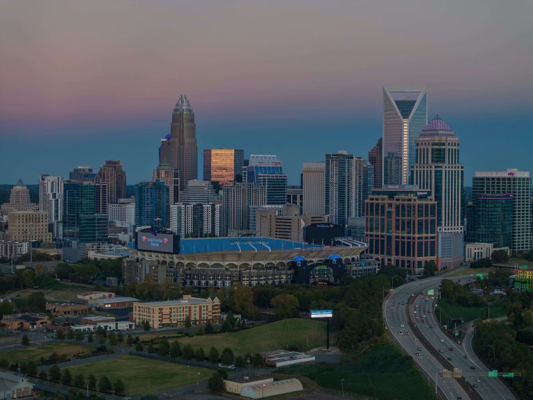 North Carolina, USA cityscape